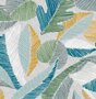 Wasbaar gecoat tafelzeil Karma blauw-groen