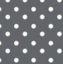Tafelzeil donkergrijs met witte stippen 