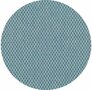 Rond wasbaar gecoat tafelzeil Dylan turquoise (140 cm)