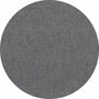 Rond wasbaar gecoat tafelzeil Dean grijs (140 cm)