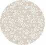 Rond wasbaar gecoat tafelzeil Milflores (140 cm)