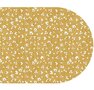 Ovaal wasbaar gecoat tafelzeil Celia mostaza