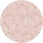 Groot rond tafelzeil bamboe roze (160cm)  