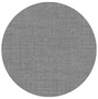 Groot rond tafelzeil Linnux grijs 180 cm