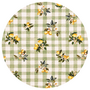 Rond wasbaar gecoat tafelzeil Limea (140 cm)