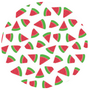 Groot rond tafelzeil Melon Mood (160cm)  