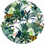 Rond tafelzeil tropical animals (140cm) 