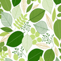 Tafelzeil New Leafs green 