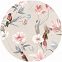 Rond wasbaar gecoat tafelzeil Life (140 cm)