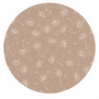180cm rond tafelzeil pluizenbloem taupe