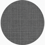 Rond tafelzeil tweed antraciet (140cm)