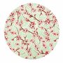 Rond Mexicaans tafelzeil kersenbloesem mint (120cm)