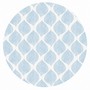 Rond tafelzeil blue leaf 140cm 
