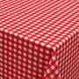 Tafelzeil ruitje rood Paty
