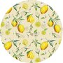 Rond tafelzeil summer vibes lemons (140cm)  
