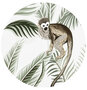 Rond tafelzeil apen palm (140cm)
