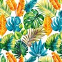 Tafelzeil vintage palmbladeren