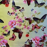 Rond tafelzeil butterfly vlinders (140cm) _