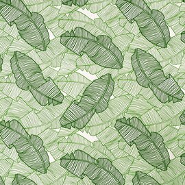 Proefstaaltje: wasbaar tafelzeil palm modern