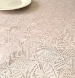 Damast tafelkleed roze 150x220 cm