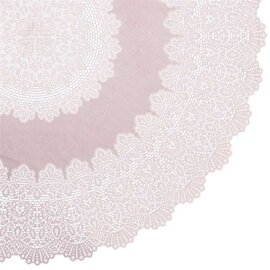 Rond tafelkleed buiten vinyl lila 180cm
