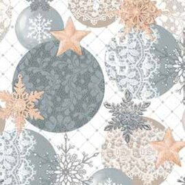 40x140cm Restje Kerst tafelzeil ster licht