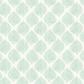 50x140cm Restje tafelzeil green leaf