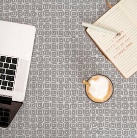 45x140cm Restje tafelzeil ice grey