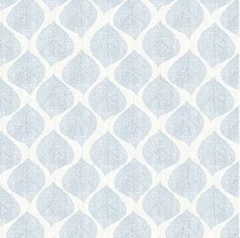 40x140cm Restje tafelzeil blue leaf