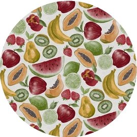 Groot rond tafelzeil summer fruits (160cm)