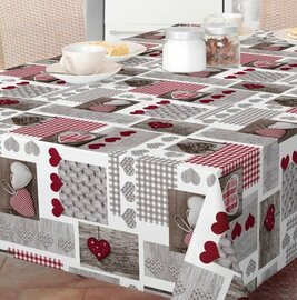 30x140cm Restje tafelzeil hearts