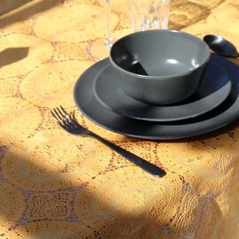 Tafelzeil vinyl kant geel