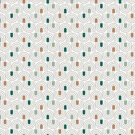 Tafelzeil boogjes wit