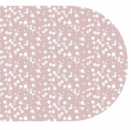 Ovaal tafelzeil Pink Bubbles