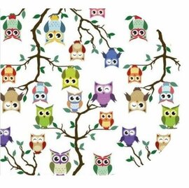 Ovaal tafelzeil uiltjes