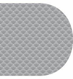 Ovaal tafelzeil retro mountains grey