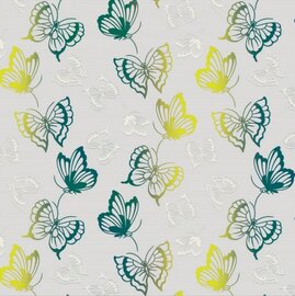 Tafelzeil Groene vlinders