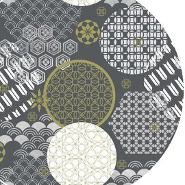 Ovaal tafelzeil cirkels