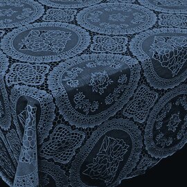 Tafelzeil vinyl kant grijs