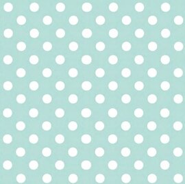 Tafelzeil lichtblauw met stippen