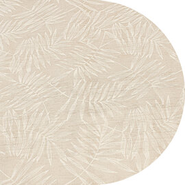 Ovaal tafelzeil bamboe taupe