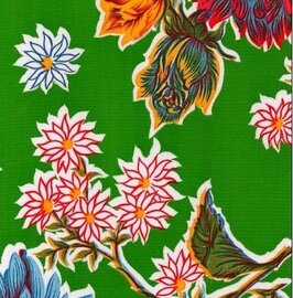 Mexicaans tafelzeil chrysant groen