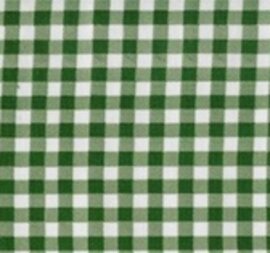 50x120cm Restje Mexicaans tafelzeil ruitjes donkergroen