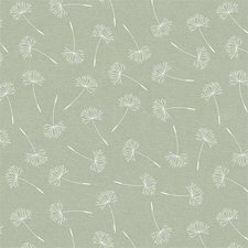 30x140cm Restje tafelzeil pluizenbloem oudgroen