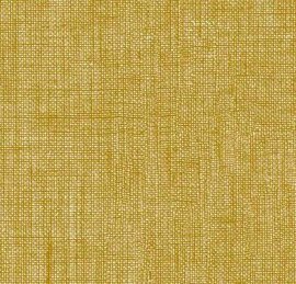 30x140cm Restje gecoat tafelzeil Mustard (wasbaar)