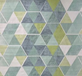 Tafelzeil abstracte honingraat groen