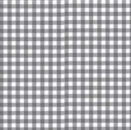 70x140cm Restje tafelzeil ruitje grijs