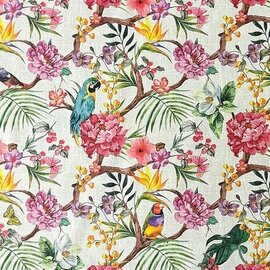 90x140cm Restje gecoat tafelzeil Birdies (wasbaar)