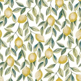 45x140cm Restje tafelzeil citroenen