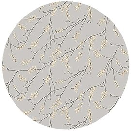 Groot rond tafelzeil takjes (160cm)